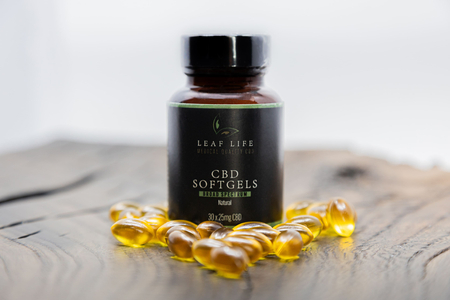 Leaf Life Softgels 25mg CBD
